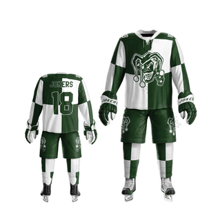 Tenue de Hockey sur glace en maillot, uniforme respirant et par Sublimation, nouveau modèle d'équipe, - Product Image 6