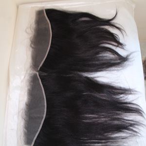 Encaje frontal transparente vietnamita de doble trama, encaje Frontal de oreja a oreja suizo con pelo de bebé, HD 13x4 13x6 - Product Image 6