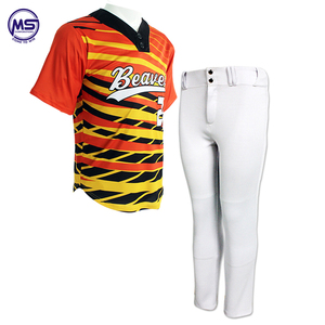 ชุดเบสบอลแบบยูนิเซ็กซ์ ดีไซน์ล่าสุด โลโก้สั่งทำได้ ระบายอากาศได้ดี ป้องกันแบคทีเรีย แห้งเร็ว มีไซส์พลัส คุณภาพดีที่สุด ชุดกีฬา - Product Image 3