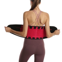 Banda elástica para mujer, cinturón plano para pérdida de peso, moldeador corporal, envoltura de barriga ajustable, entrenador de cintura