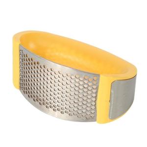 OEM cocina Gadget Rocker ajo trituradora <span class=keywords><strong>exprimidor</strong></span> 18/8 Acero inoxidable ajo prensa con mango - Product Image 4