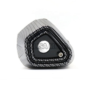 Tubo de Escape para Motocicleta de 51 mm con Adhesivo de Marca, Silenciador de 3 Orificios para Motocicleta, Escape para Hyosung GT GTR250 GT GTR650 G164 - Product Image 5