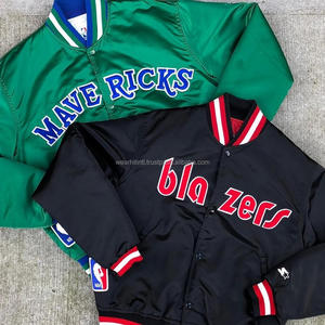 Chaquetas de Béisbol y Bomber de Satén Personalizadas para Invierno con Cuello Alto, Resistentes al Viento y Ecológicas - Product Image 1