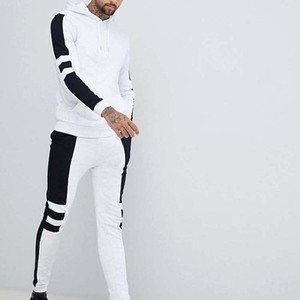 ชุดวอร์มขนแกะสำหรับผู้ชายชุดวิ่งสำหรับฤดูหนาวแผงบล็อกตามสั่ง - Product Image 4