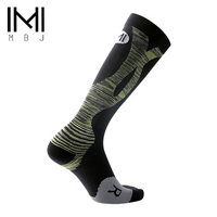 Calcetines Deportivos de Compresión hasta la Rodilla, Transpirables, de Secado Rápido, Antideslizantes, Tejidos, para Correr, Baloncesto, Fútbol