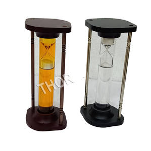 Reloj de arena con temporizador, cronógrafo de madera y vidrio, regalos de moda, decoración de escritorio para el hogar y la Oficina - Product Image 4