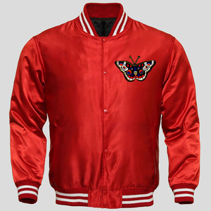 Veste en laine de Sport pour hommes, couleur personnalisée, manches en cuir, lettres, Baseball, école, équipe d'équipe - Product Image 5