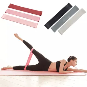 mma entrenamiento de resistencia conjunto Suppliers-Cinturón de Yoga elástico con gradiente de látex 100% natural, conjunto de bandas de lazo de resistencia para ejercicio físico, Juego de 3