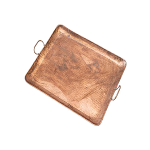 Plateau de service alimentaire en cuivre de la plus grande qualité Plateau de service à thé et café rectangulaire de taille personnalisée pour les meilleures ventes - Product Image 4