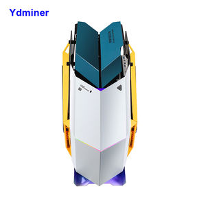 Boîtier d'ordinateur pour jeux, boîtier <span class=keywords><strong>Mechwarrior</strong></span>, PC pour joueur de PC, YD-LHZJ noir et blanc, aluminium, logo OEM, ATX - Product Image 5