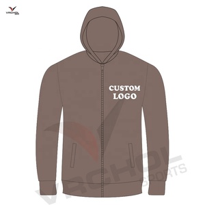 Sweat-shirt à capuche en polaire brodé personnalisé OEM pour hommes grandes tailles, anti-rétrécissement, anti-plis, durable, en polyester imprimé uni - Product Image 3