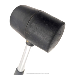 marteau <span class=keywords><strong>Maillet</strong></span> en caoutchouc carrée durable gaine épaisse et texturée, avec manche antidérapant en métal. Bonne résilience - Product Image 3