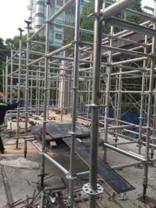 Construction en acier ringlock système d'échafaudage accessoires verticales poteaux d'échafaudage de haute qualité du Vietnam - Product Image 5