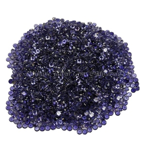 หินอิโอไลต์ธรรมชาติเจียระไนแบบเหลี่ยมเพชรพลอยขนาด1.25มม. หินหลวมมีใบรับรอง IGI - Product Image 1