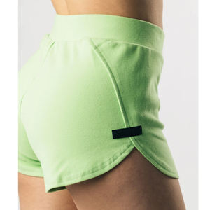 Pantalones cortos deportivos de cintura alta para mujer, demanda de los clientes, último diseño, servicios ODM, pantalones cortos elásticos para mujer con etiqueta personalizada más vendidos - Product Image 4