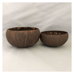 Juego de cucharas de cáscara de coco Natural 100%, resistente al agua, pulido a mano con logotipo personalizado para decoración del hogar, directo desde Vietnam - Product Image 4