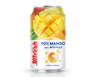 Nước Ép Trái Cây Hỗn Hợp 330Ml JB'FRESH Với Bột Giấy Làm Giàu Vitamin C OEM ODM Nước Ép Trái Cây Đóng Hộp BRCGS Nhà Sản Xuất Nước Giải Khát - Product Image 1