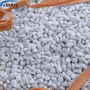 Fournisseur chinois Vente chaude Galets blancs comme neige <span class=keywords><strong>pour</strong></span> les allées de jardin Pavage Aménagement paysager Galets décoratifs - Product Image 1