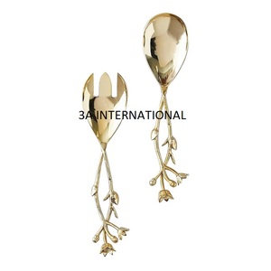 Couverts finis en cuivre ensemble de vaisselle couteau cuillère fourchette pour Restaurants maison cuisine utilisation cuillère et fourchette ensemble de couverts pour la maison - Product Image 5