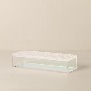 Boîte de porte-Photo, rectangulaire en acrylique, pour bijoux et papeterie Iridescent, tendance de haute qualité - Product Image 3