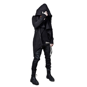 Venta al por mayor de ropa de calle informal con logotipo personalizado de manga larga con bolsillo canguro sudaderas con cremallera completa Estilo Vintage sudaderas con capucha lisas - Product Image 4