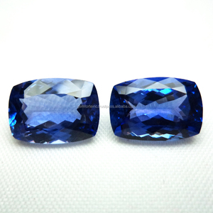 Cojín facetado de tanzanita Natural 100%, corte hermoso, piedra natal preciosa suelta, piedra preciosa, piedra elegante para hacer joyas, uso OEM - Product Image 5