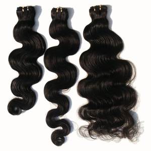 Extensiones de cabello humano Remy virgen, sin procesar, con cutícula, cuerpo ondulado - Product Image 2