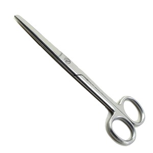 Ciseaux de pansement en carbure de tungstène à usage médical hospitalier de qualité supérieure émoussés droits avec logo personnalisé - Product Image 2