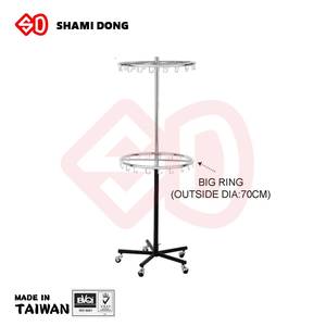 Soporte de exhibición portátil para dormitorio de DR-305B, colgador de tela de tubería de acero para el hogar - Product Image 1