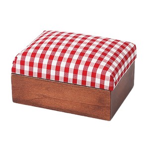 Caja de Herramientas de cojín con Pin, contenedor de madera para Kit de punto de cruz, organización, 3 - Product Image 1