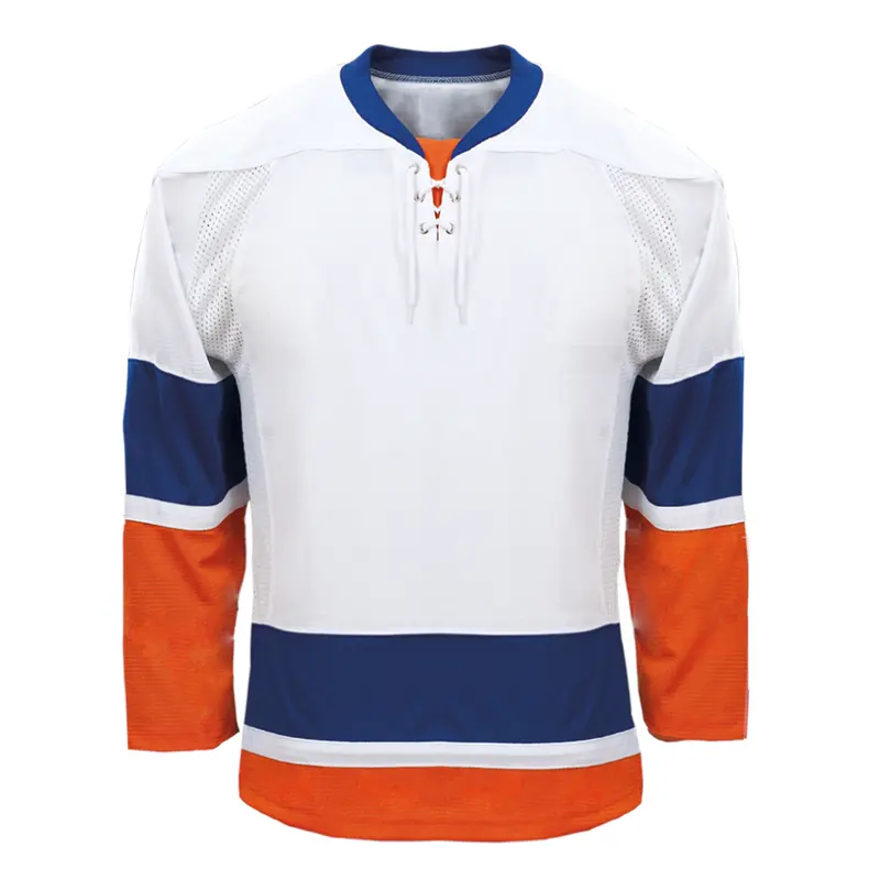 High quality customized ice hockey practice jersey with lace neck adult/youth Solid Color Plain Ice Hockey Game Jerseys