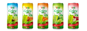 Jugo de apio, 325ml, bebida saludable enlatada, fábrica de jugo de miel Natural, servicio OEM - Product Image 6