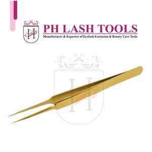 Pinzas de aislamiento de acero inoxidable, servicio OEM ODM, personalizadas, con aguja, nariz, recta, Etiqueta Privada - Product Image 5