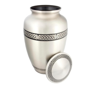 Silver Human Ashes for Funeral Metal Classic Cremation Urns And Customized Size <b>Memorial</b> <b>Keepsake</b> Urns - Product Image 2
