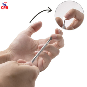 Empujador de Cutículas de Acero Inoxidable Premium, Herramienta Profesional para el Cuidado de las Uñas, Doble Punta, Instrumento de Precisión para Manicura y Pedicura - Product Image 4