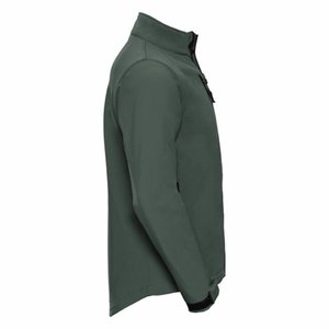 Ropa deportiva activa de nueva tendencia, chaquetas de concha suave con logotipo personalizado de Color sólido, con cremallera, venta al por mayor - Product Image 3
