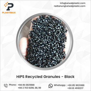 Granulés HIPS de qualité noire, polystyrène à haute résistance aux chocs, matière première plastique pour moulage par injection - Product Image 2