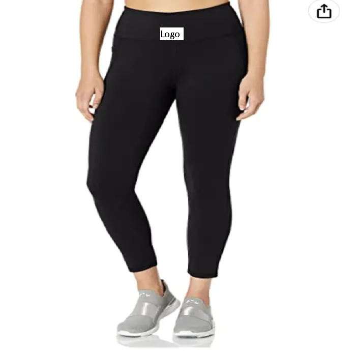 Women's Everyday Performance Legging Doppelseitig gebürstetes Polyester mit Spandex Inter lock Konstruktion