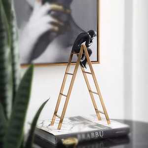 Nouveau Design 2023 Décoratif Rose Or maille fil de fer Bureau Bureau Table Top - Product Image 3