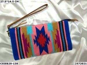 Pochette de soirée élégante en coton Dari tissé à la main Craftstages International 27,5x14,5 CM - Product Image 4