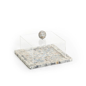 Plateau en perles de qualité supérieure, créatives avec couvercle en acrylique, magnifiques cadeaux du Ramadan et de l'aïd, plateaux de service Mubarak - Product Image 3