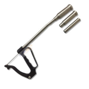 Wholesale manufacturer Bolus Applicator Bolus Gun Stainless Steel with Three Spare Chamber bolus gun for goats cattle livestock - Product Image 5