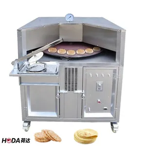 Automatische elektrische libanesische industrielle kommerzielle arabische naan roti pita brotofen libanesische maschine/roti maker mit gas zum verkauf