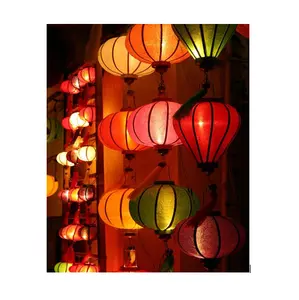 Hoi an-linternas de seda vietnamitas-candelabro de seda de bambú bohemio-linterna de ratán hecha a mano para decoración de fiestas y festivales