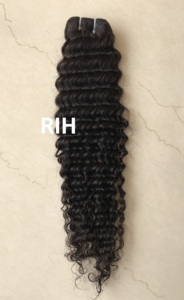 Mechones de cabello humano brasileño, pelo humano rizado profundo, 8-30 pulgadas, 100% virgen, cutícula, mechones de cabello humano brasileño - Product Image 3