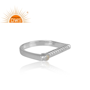 Natural Ethiopian <b>Opal</b> Gemstone <b>Ring</b> Jewelry Set Handmade Fine 925 <b>Silver</b> Abstract <b>Ring</b> Jewelry Manufacturer - Product Image 3