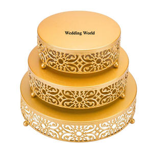 Soporte de pastel de metal Calidad superior Hecho a mano Lujo Ecológico Diferentes tamaños - Product Image 1