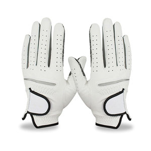 2022 OEM vente en gros de gants de golf personnalisés pour hommes/gants de golf d'hiver en cuir cabretta en peau de mouton main gauche - Product Image 4