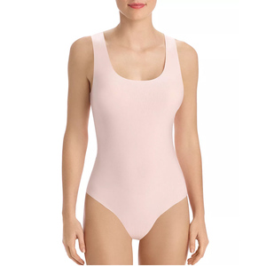 Oferta Especial OEM: Traje de Baño de Talla Grande de Color Sólido, Traje de Baño de Una Pieza para Mujer con Corte Ajustado - Product Image 3