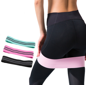 Conjunto de accesorios para ejercicio físico, cinturón de yoga elástico de algodón de alta resistencia, juego de bandas de resistencia circulares de cadera - Product Image 5